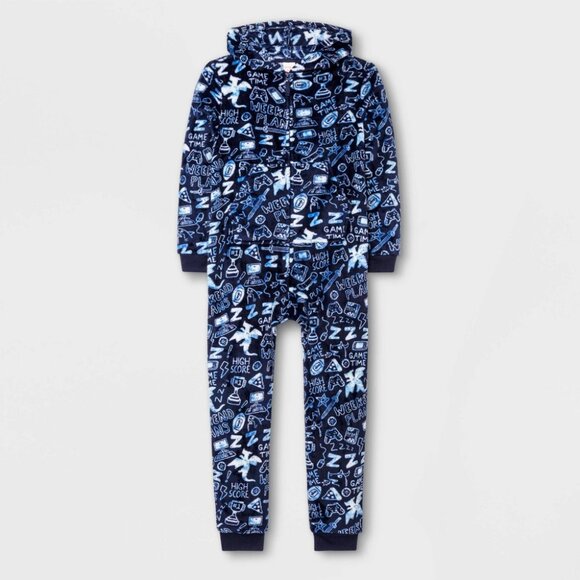 Boy' Doodle Blanket Leeper Union Suit | Cat & Jack | Medium (8/10) - Picture 10 of 10
